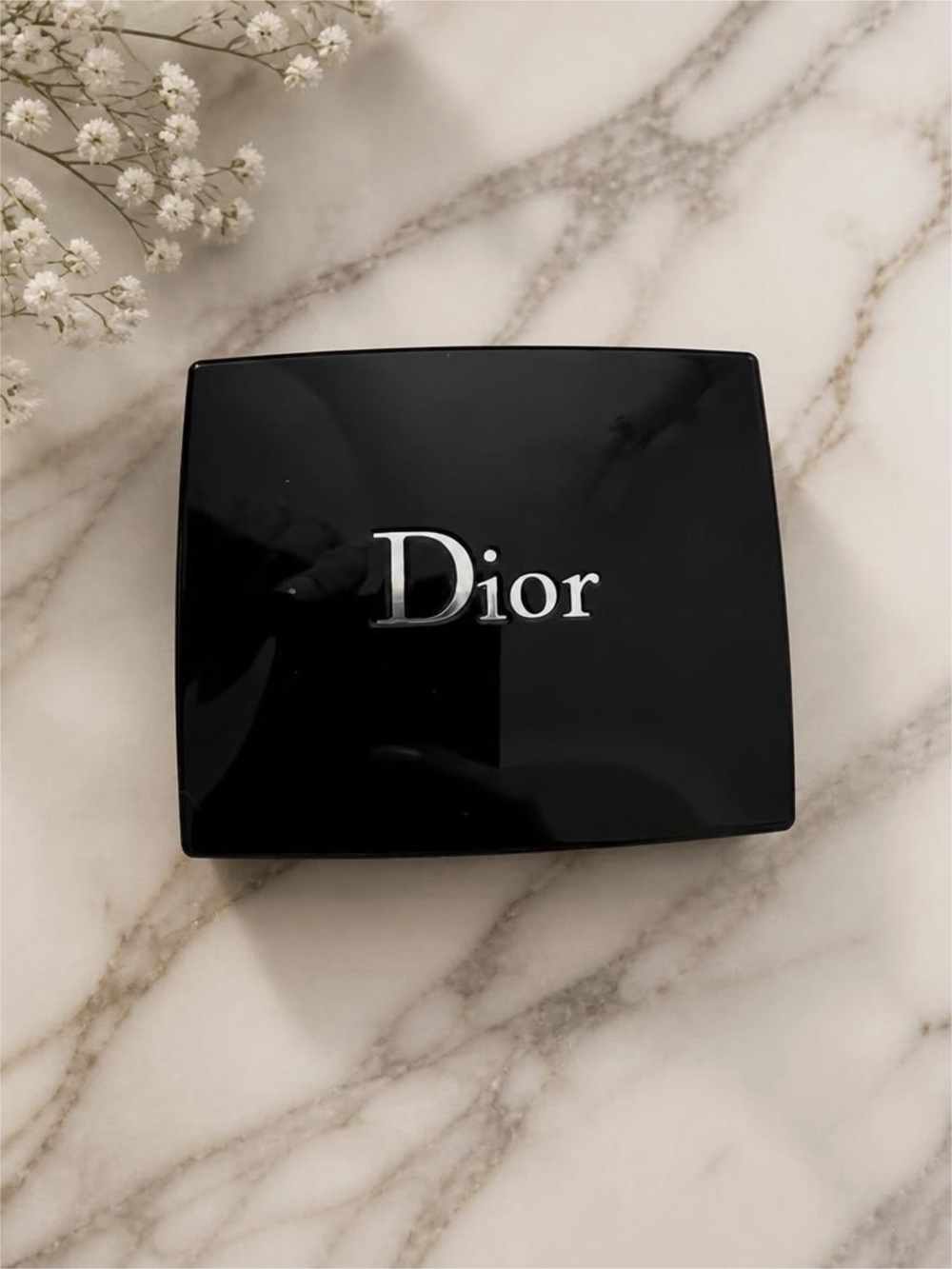 Dior Compact eyeshadow palette Elegant Compact carre bleu navy blue silver